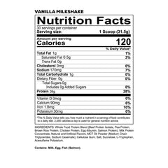 Redcon1 MRE Lite vanilla shake pour shows ready-to-go protein for busy days