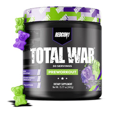 Redcon1 Total War powder scoop ready for an energizing workout session.
