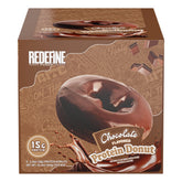 REDEFINE Chocolate Protein Donut 8-count box, convenient protein snack for workouts