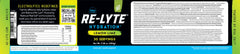 Dissolving powder in water for quick refreshment with Re-Lyte