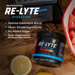 Strawberry Lemonade flavor close-up suggesting a refreshing taste for workouts.