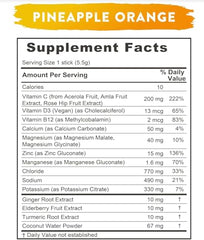 Ready-to-drink pineapple-orange Re-Lyte Immunity beverage