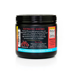 Redmond Re-Lyte scoop beside powder for quick daily servings.