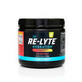 Redmond Re-Lyte powder in a Strawberry Lemonade tub for easy hydration.