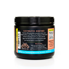 Redmond Re-Lyte Watermelon Lime tub back highlighting ingredients.