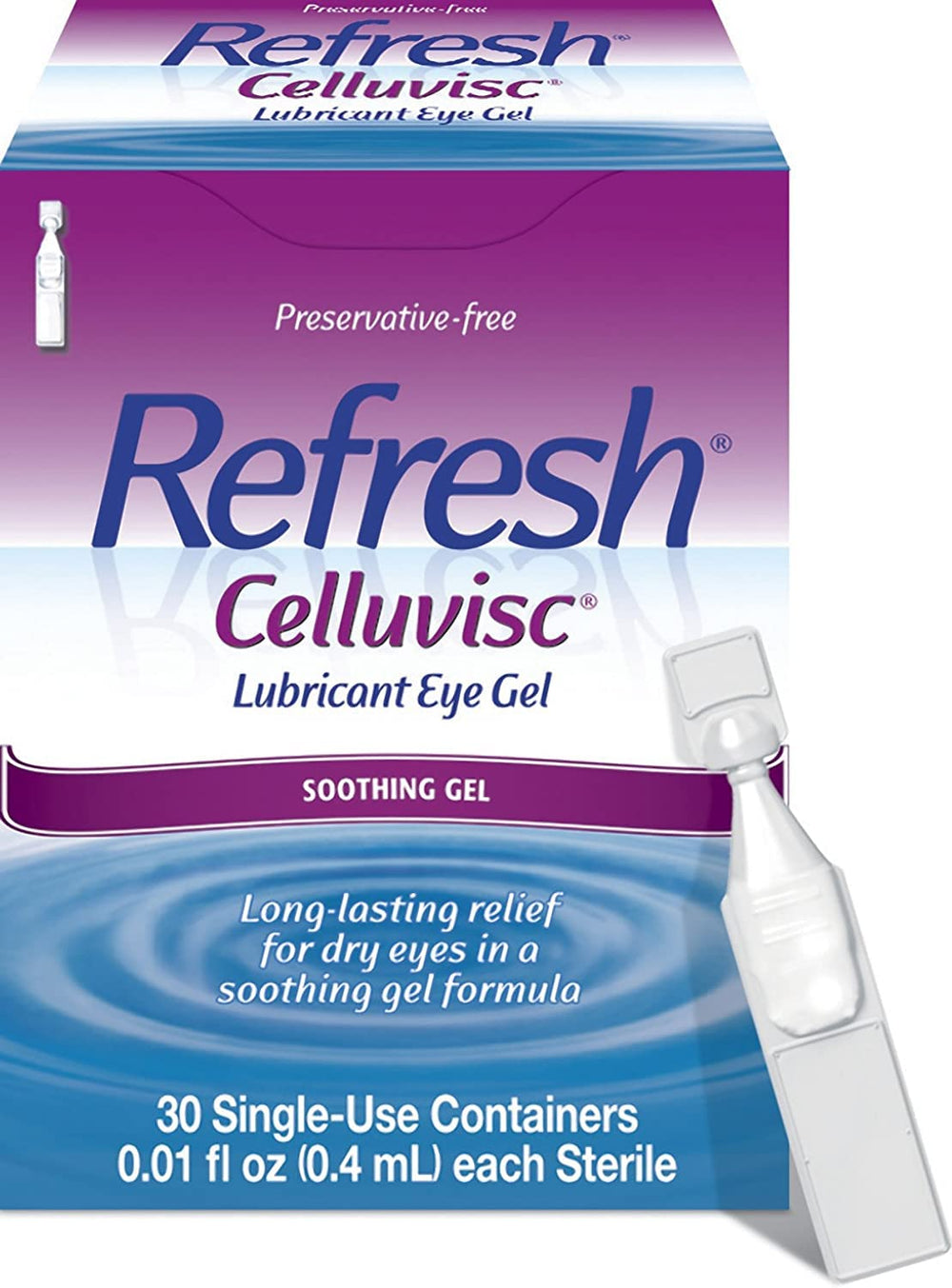 Refresh Celluvisc pack-of-2 box shown for convenient ongoing eye comfort