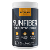 REGULAR DAY Sunfiber bottle ready for gentle regularity and everyday wellness.