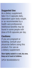 Relentless Improvement D-Serine capsules in hand for daily use