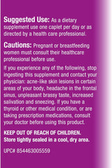 Pouring Relentless Improvement Iodine Sublime bottle illustrates easy daily dosing