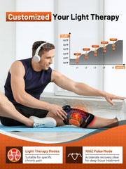 RELEXNOW red light therapy with 660-850nm for deeper tissue warmth