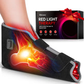 RELEXNOW red light foot device with full foot coverage for targeted relaxation.