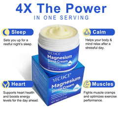 ReliCo Magnesium Cream enriched with vitamin E almond oil for skin nourishment.
