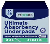 Remedies bed pad 36in overview protects bed and furniture from accidents.