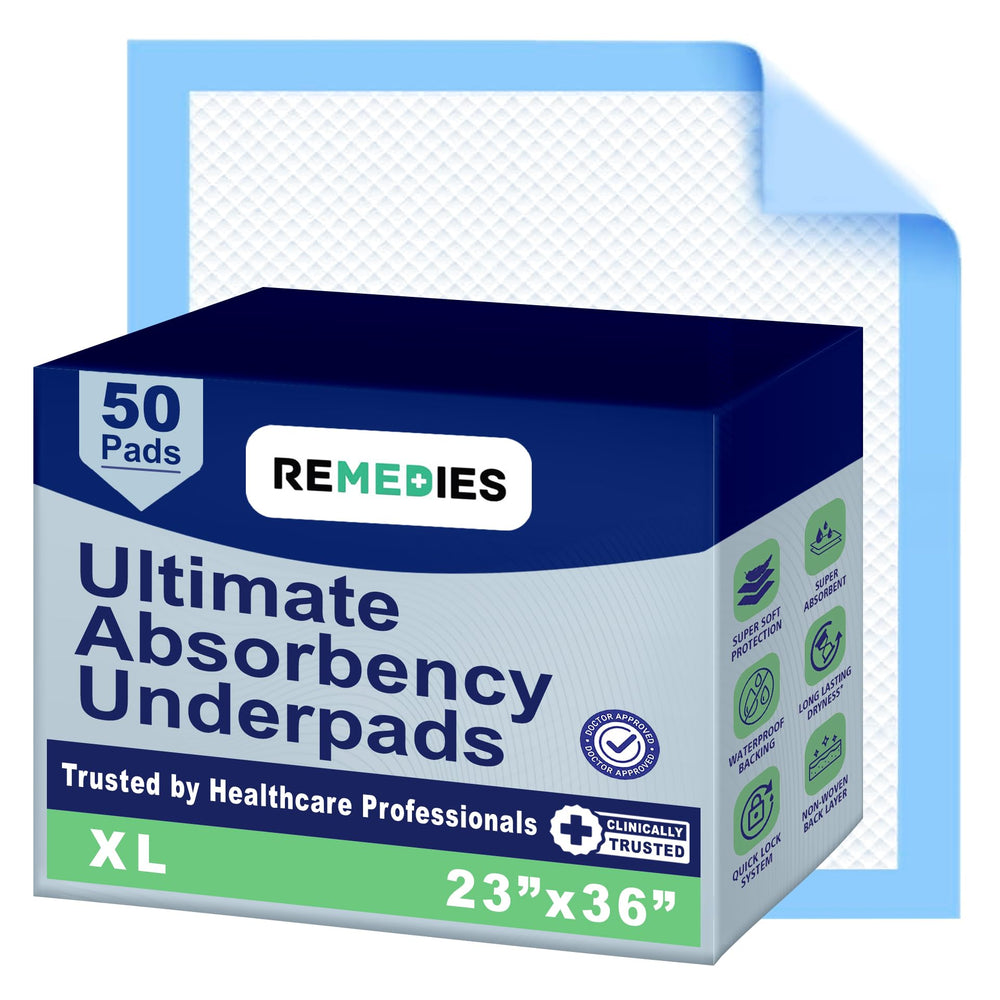 REMEDIES bed pad with absorption layer protecting skin and furniture