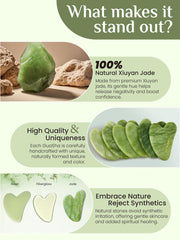 Rena Chris gua sha masaje linea mandibula para definición suave.