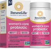 Renew Life Women's Probiotic bottle front view for daily balance