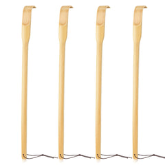 Renook rasca-dorso de bambú 16,5 pulgadas, cuatro unidades para alcance cómodo.