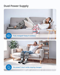 RENPHO adjustable sleeve fitting a range of leg sizes for comfort.