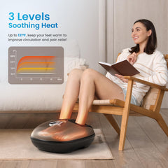 RENPHO airbag sensor automatically detects foot size for ideal intensity.