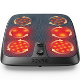 RENPHO electric shiatsu foot massager front view showing deep kneading action for tired feet.