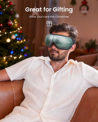 RENPHO Eye Massager controls with massage settings for personalized comfort