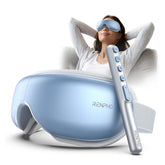 RENPHO Eye Massager with Heat and Remote delivers portable relaxation.