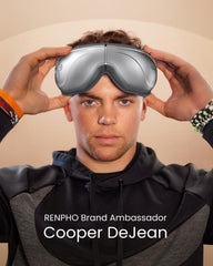 Extended pad kneading targets temples for deeper relief.