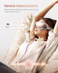 RENPHO Eyeris 3 Rosé heated and cooled eye massage for comfort