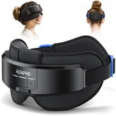 RENPHO Eyeris Massager front view highlights portable design for eye and temple relief.