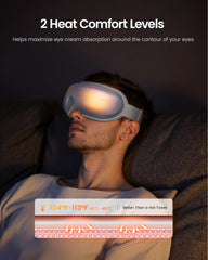 RENPHO Eyeris 1 with Bluetooth speaker provides soothing music during massage.