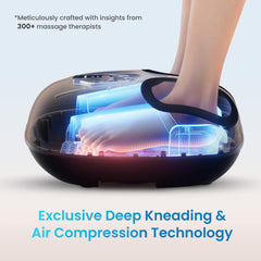 RENPHO foot massager 360-wraps for full-foot coverage and relief.