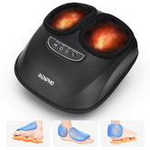 RENPHO Foot Massager with Heat shows 131°F warmth for soothing relief after workouts.