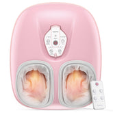 RENPHO foot massager with heat focusing on arch and heel for comfort.