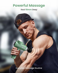 RENPHO massage gun attachments display five heads for targeted muscle relief.