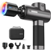 RENPHO massage gun with deep tissue focus and heat-cold therapy for full-body relief.