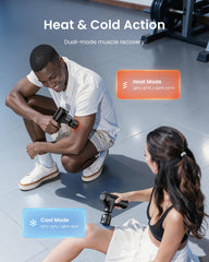 RENPHO Mini Thermacool with four interchangeable heads for versatile muscle targeting.