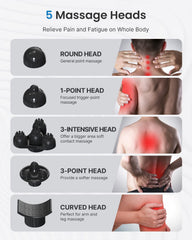 RENPHO massager with powerful motor delivering up to 3600 pulses per minute