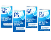 Renu MultiPlus eye drops bottle front view, compact 8 mL size for on-the-go use