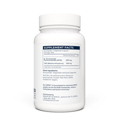 Renue NMN enteric-coated capsules illustrating stomach protection and intestinal uptake.