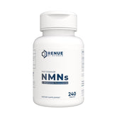 Renue By Science NMN packaging showing lemon-flavor chewables for daily use