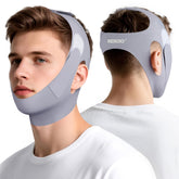 REROIO chin strap 4-sided adjustment for customizable night comfort and reduced snoring.