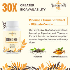 Resciency Detox Binder zeolite and clay capsules for cleansing routines