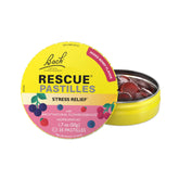 RESCUE Bach PASTILLES mixed berry bottle for on-the-go stress support