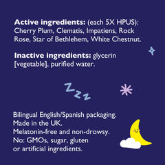 RESCUE Sleep Kids Spray nozzle demonstrates easy two-spray bedtime routine.