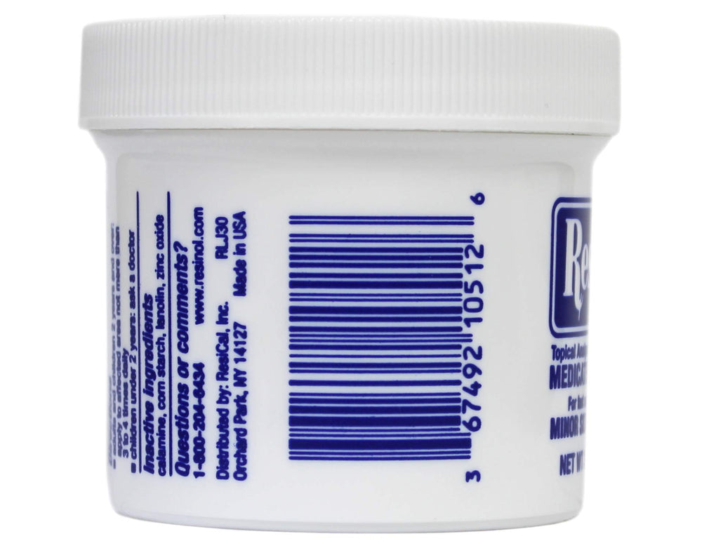 Resinol Medicated Ointment tube delivers fast soothing relief for minor skin irritations