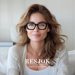 Resjok Oprah square frames offering comfortable fit for all-day wear.