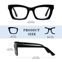 Resjok Oprah style oversized frames suit many face shapes.