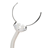 ResMed AirFit P10 frame with nasal pillows for lightweight comfort during sleep.