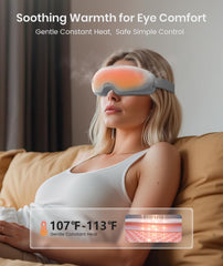 Restnature eye massager Bluetooth music playback for relaxing sessions.