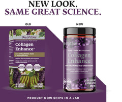 ResVitale Collagen Enhance capsules showcase convenient vegetarian joint support